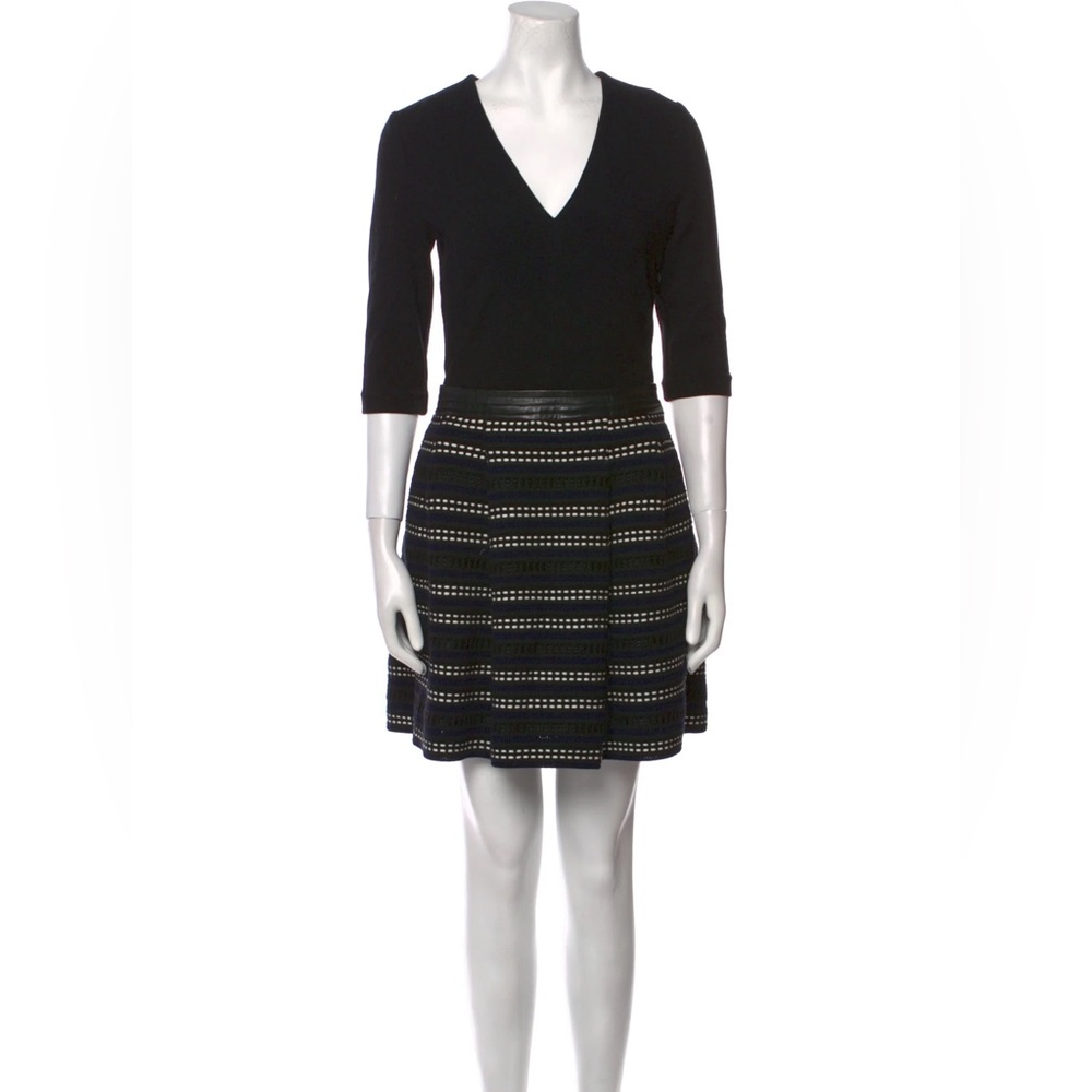 Proenza Schouler Lambskin Waistband Knit Dress